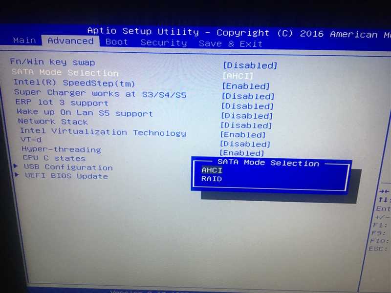 BIOS не видит