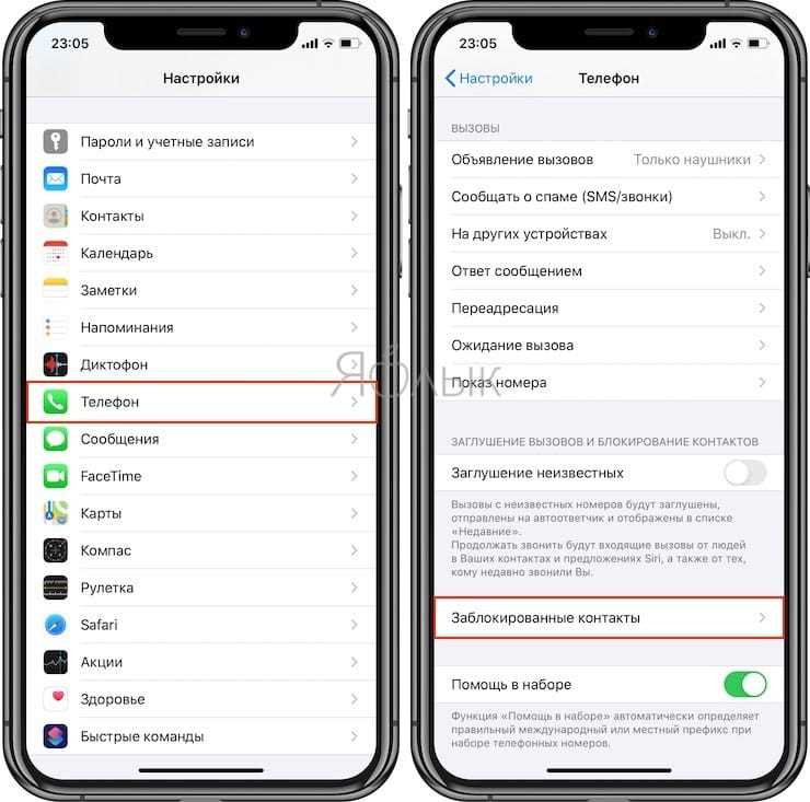 Как посмотреть заблокированные номера на iPhone: ответ Бородача