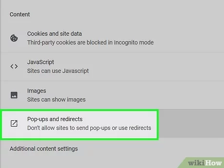 Как разрешить всплывающие окна в Google Chrome?