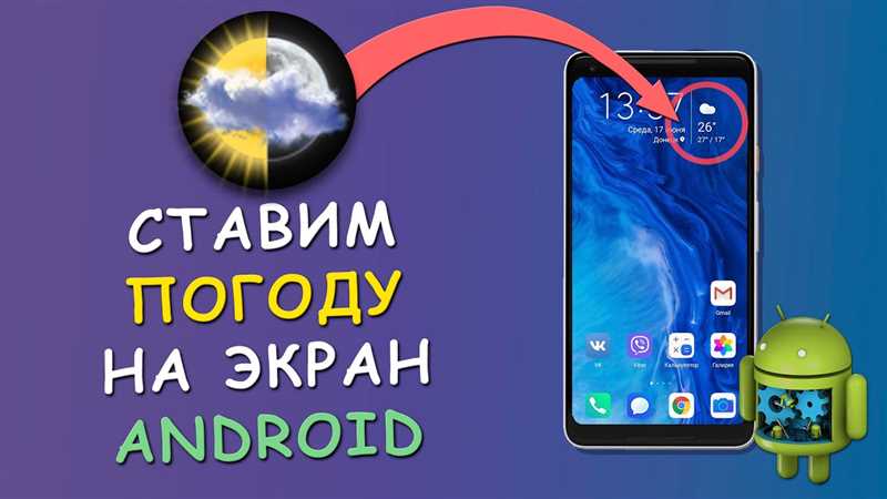 Как установить погоду на главный экран телефона: Android и iPhone