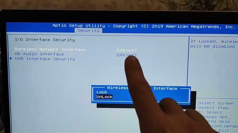 Как включить или отключить Wi-Fi в BIOS ноутбука?