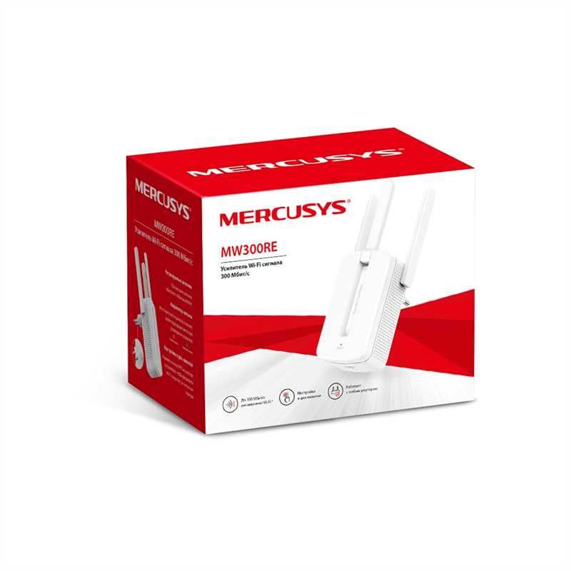 Mercusys MW300RE – обзор и настройка недорогого усилителя Wi-Fi сигнала