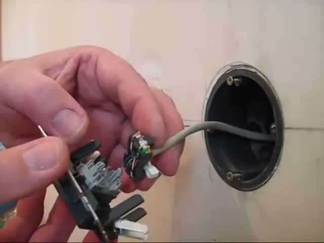 Монтаж компьютерной (сетевой) розетки RJ-45 своими руками
