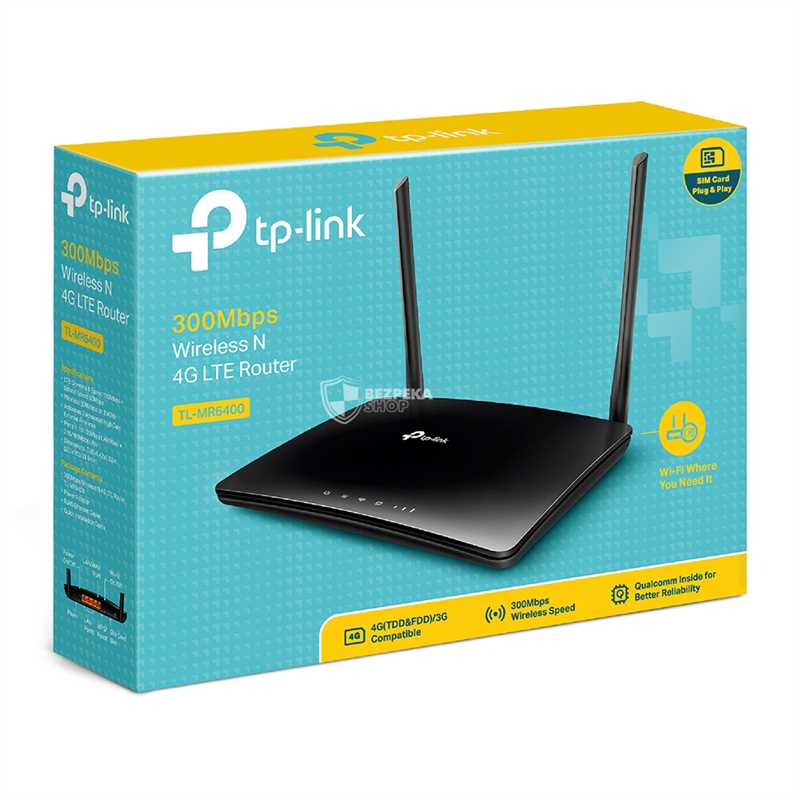 Настройка TP-Link TL-MR6400 на работу с SIM-картой или Ethernet-кабелем
