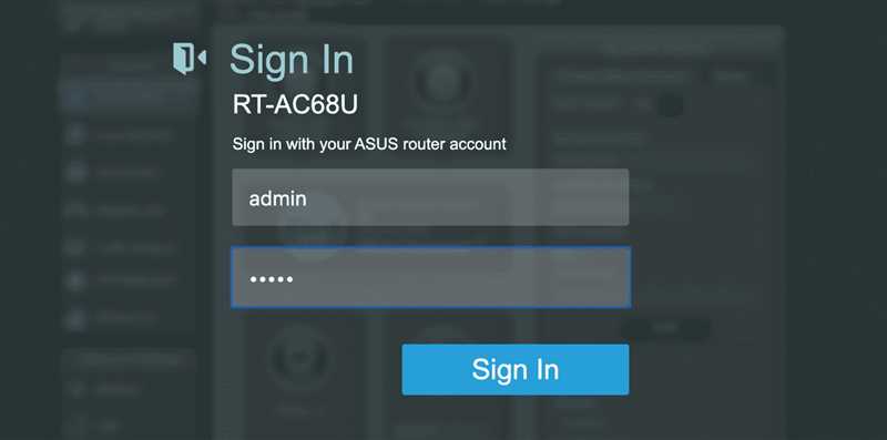 Не пускает в настройки роутера ASUS через admin/admin. Почему?