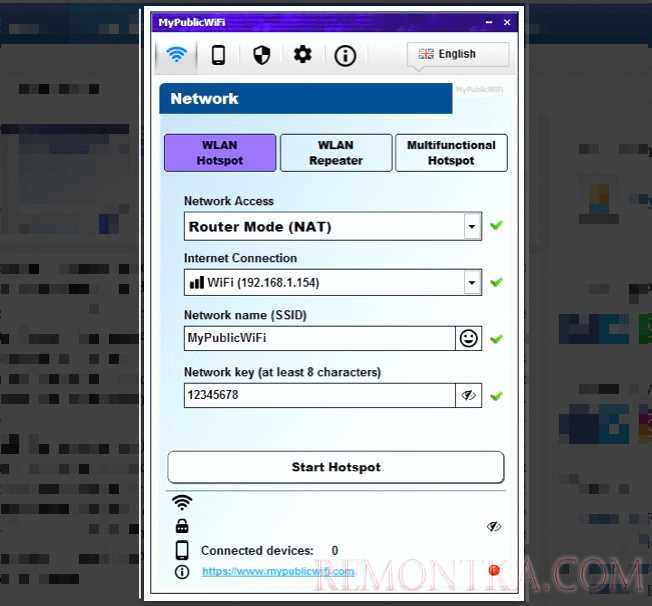 Нет интернета на телефоне при раздаче через MyPublicWiFi и другие программы
