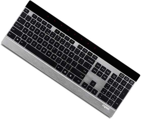 Обзор и фотографии клавиатуры Rapoo E9270p 5GHz Wireless Ultra-Slim (Silver)