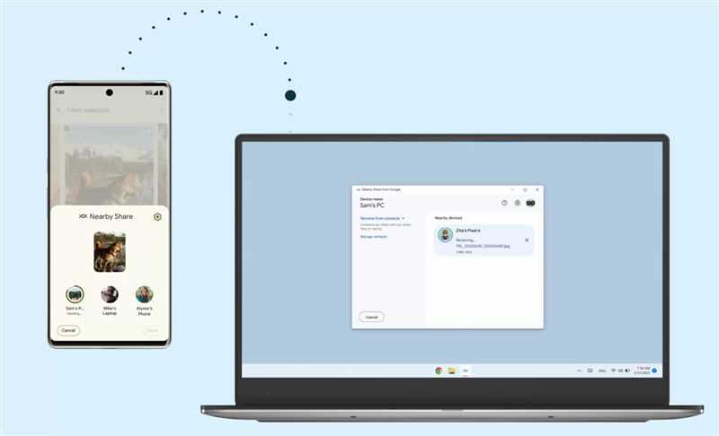 Передача файлов по Wi-Fi между ноутбуками для Windows и Android