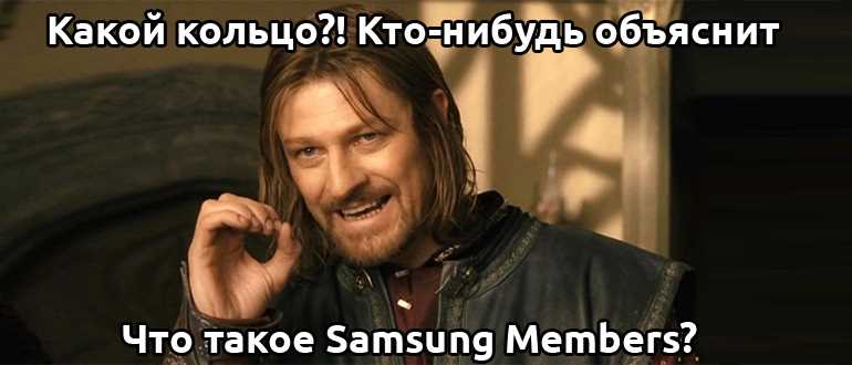 Samsung members — что это за зверь? (Ответ)