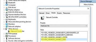 Сетевые адаптеры в диспетчере устройств Windows